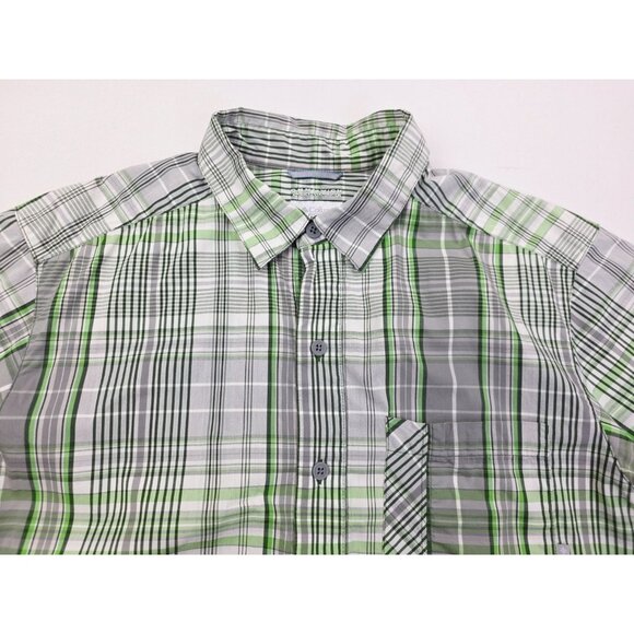 Columbia Omni Wick Advanced Evaporation Size Medium Men Check Short Sleeve Shirt - Picture 10 of 10